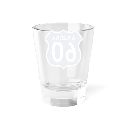 US XX Arizona 1956 West (Arizona) (Road Sign) Shot Glass 1.5oz - Go Mug Yourself