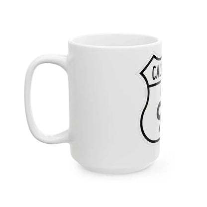 US XX California 1948 (California) (Road Sign) White Coffee Mug - Go Mug Yourself