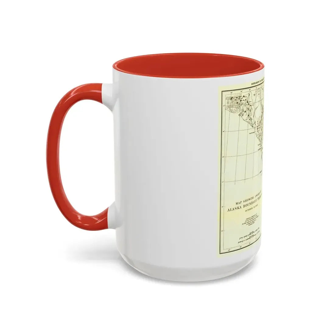 USA - Alaska (1903) (Map) Accent Coffee Mug - Go Mug Yourself