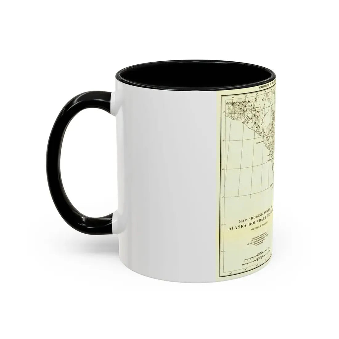 USA - Alaska (1903) (Map) Accent Coffee Mug - Go Mug Yourself