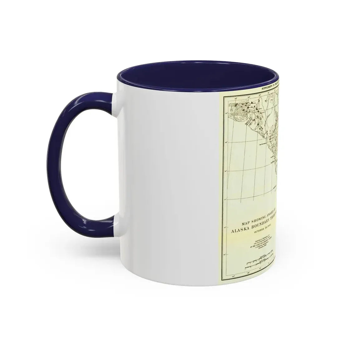 USA - Alaska (1903) (Map) Accent Coffee Mug - Go Mug Yourself