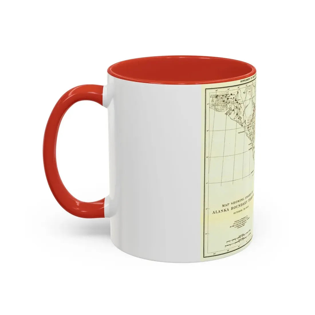 USA - Alaska (1903) (Map) Accent Coffee Mug - Go Mug Yourself