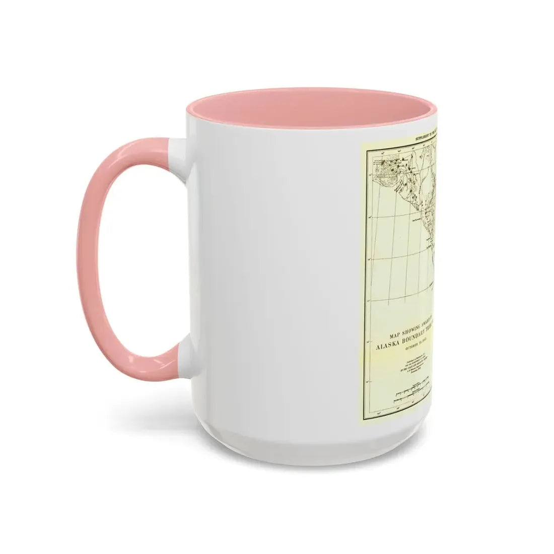USA - Alaska (1903) (Map) Accent Coffee Mug - Go Mug Yourself