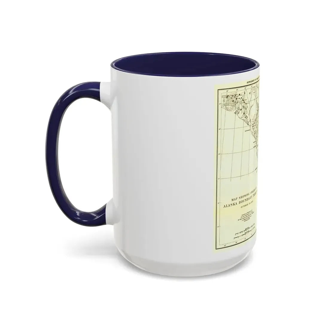 USA - Alaska (1903) (Map) Accent Coffee Mug - Go Mug Yourself