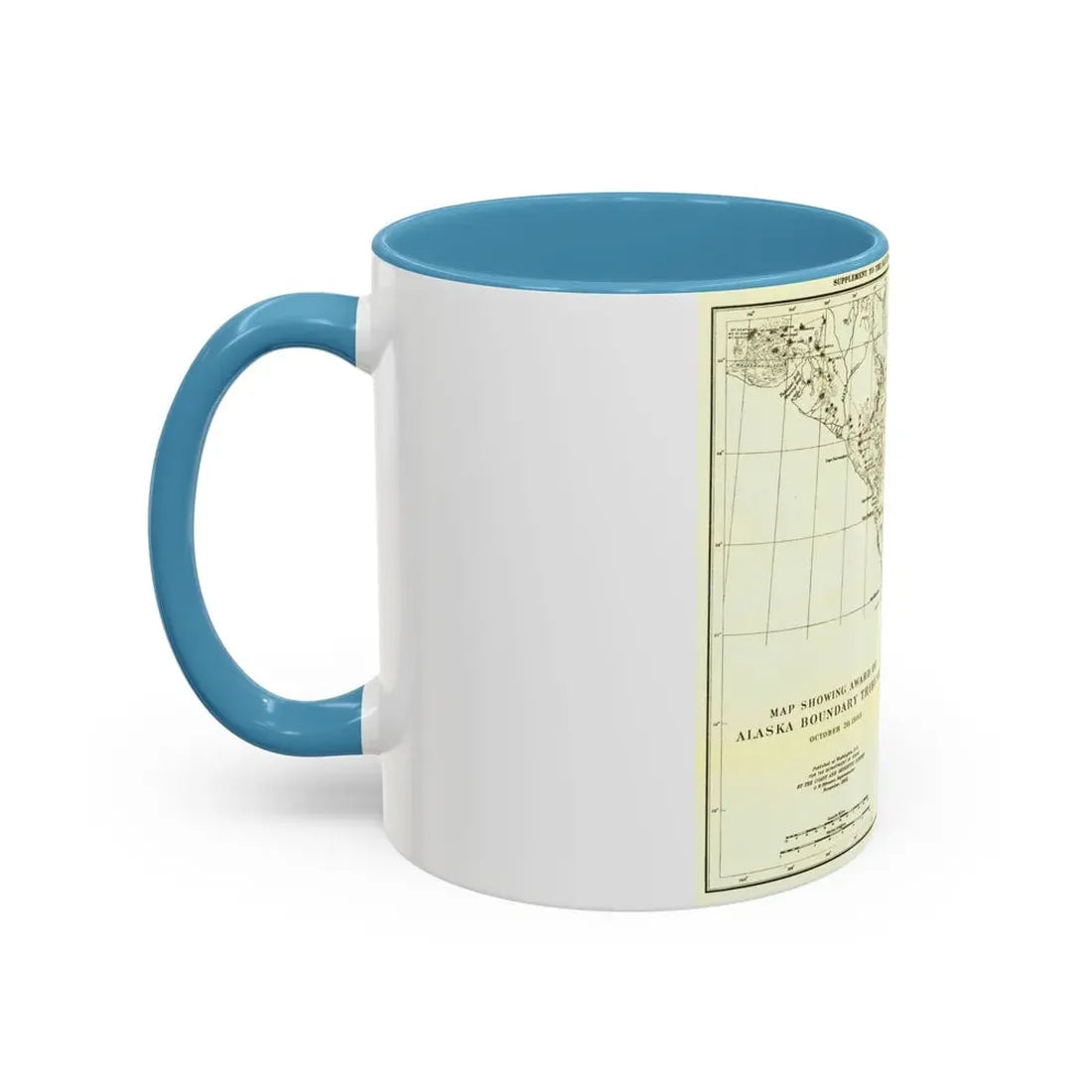 USA - Alaska (1903) (Map) Accent Coffee Mug - Go Mug Yourself