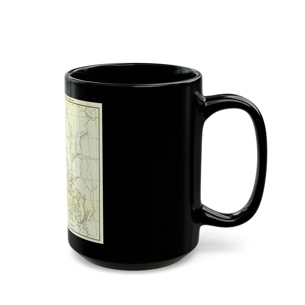 USA - Alaska (1903) (Map) Black Coffee Mug-Go Mug Yourself