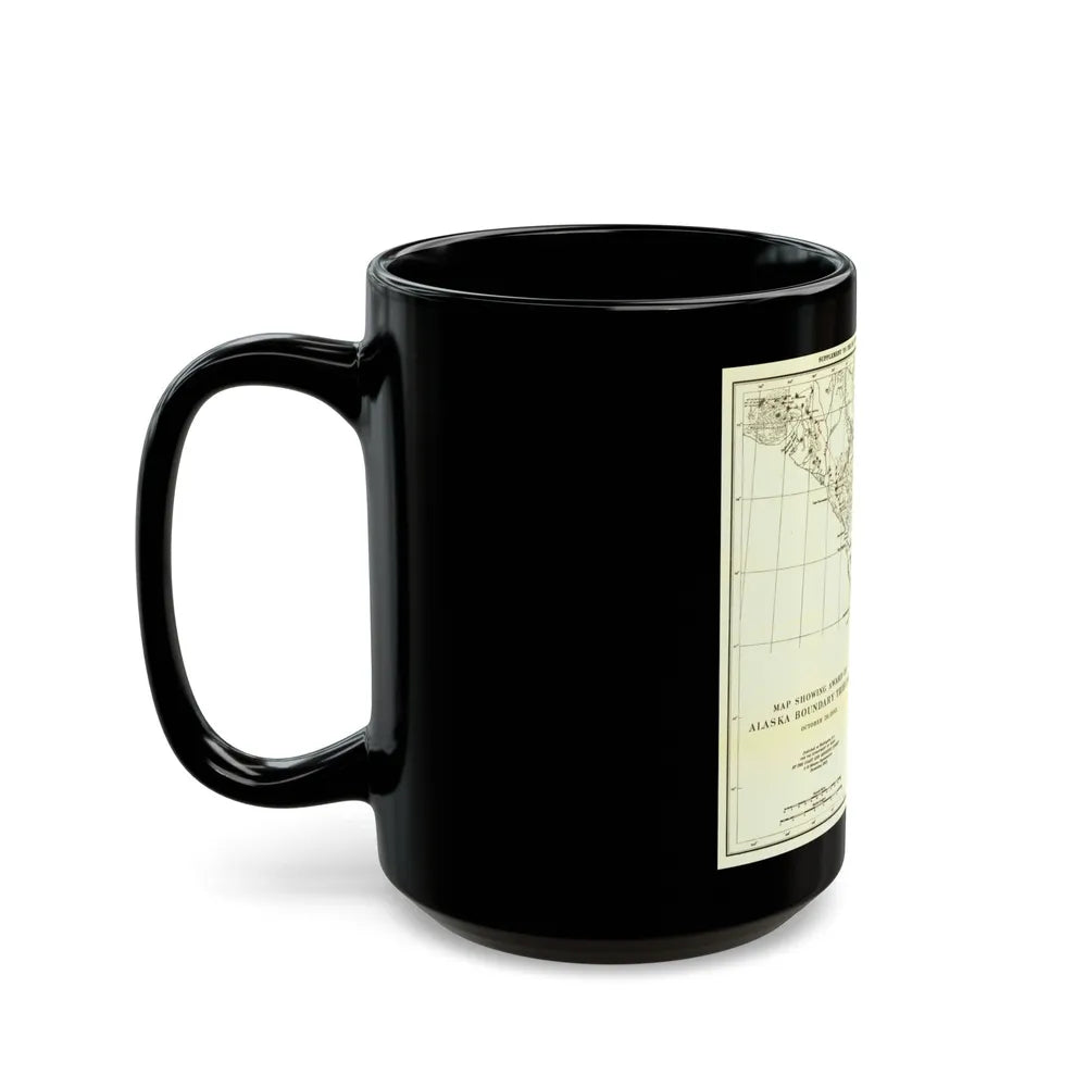 USA - Alaska (1903) (Map) Black Coffee Mug-Go Mug Yourself