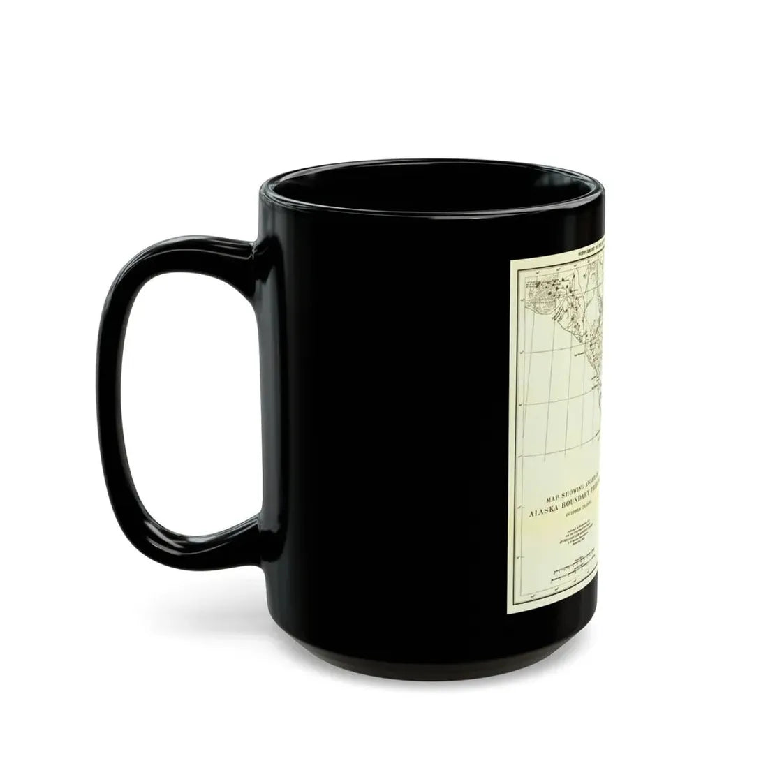 USA - Alaska (1903) (Map) Black Coffee Mug - Go Mug Yourself