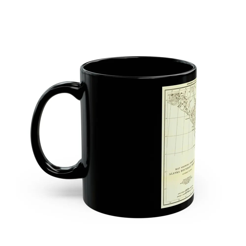 USA - Alaska (1903) (Map) Black Coffee Mug-Go Mug Yourself