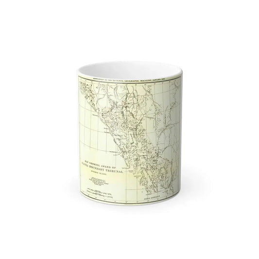USA - Alaska (1903) (Map) Color Changing Mug 11oz Default Title 11oz - Go Mug Yourself