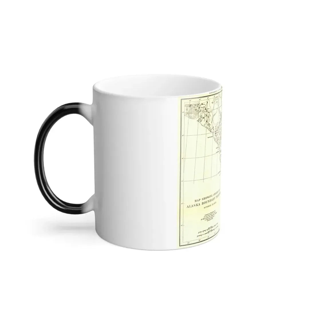 USA - Alaska (1903) (Map) Color Changing Mug 11oz - Go Mug Yourself