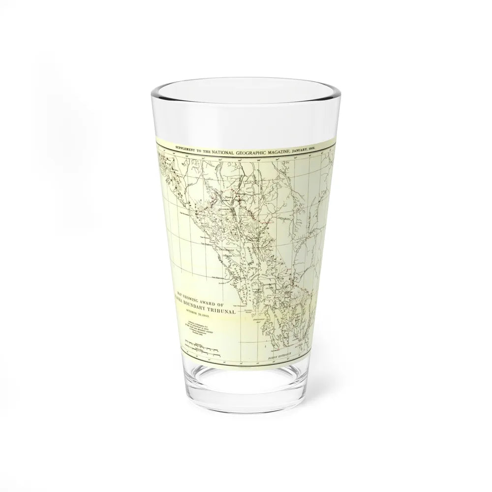 USA - Alaska (1903) (Map) Pint Glass 16oz-16oz-Go Mug Yourself