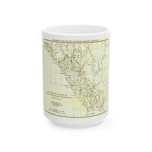 USA - Alaska (1903) (Map) White Coffee Mug 15oz - Go Mug Yourself