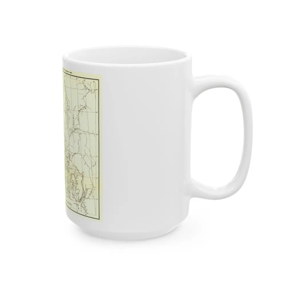 USA - Alaska (1903) (Map) White Coffee Mug-Go Mug Yourself