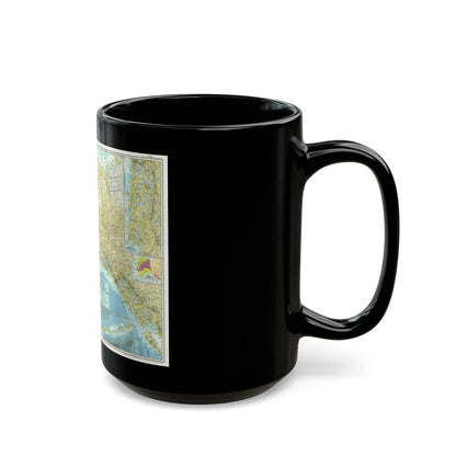 USA - Alaska (1956) (Map) Black Coffee Mug-Go Mug Yourself