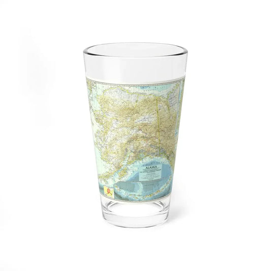USA - Alaska (1956) (Map) Pint Glass 16oz 16oz - Go Mug Yourself