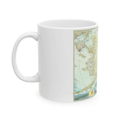 USA - Alaska (1956) (Map) White Coffee Mug-Go Mug Yourself