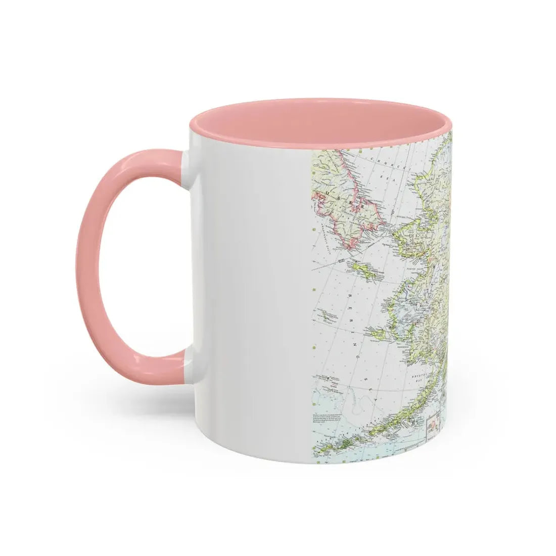 USA - Alaska (1959) (Map) Accent Coffee Mug - Go Mug Yourself