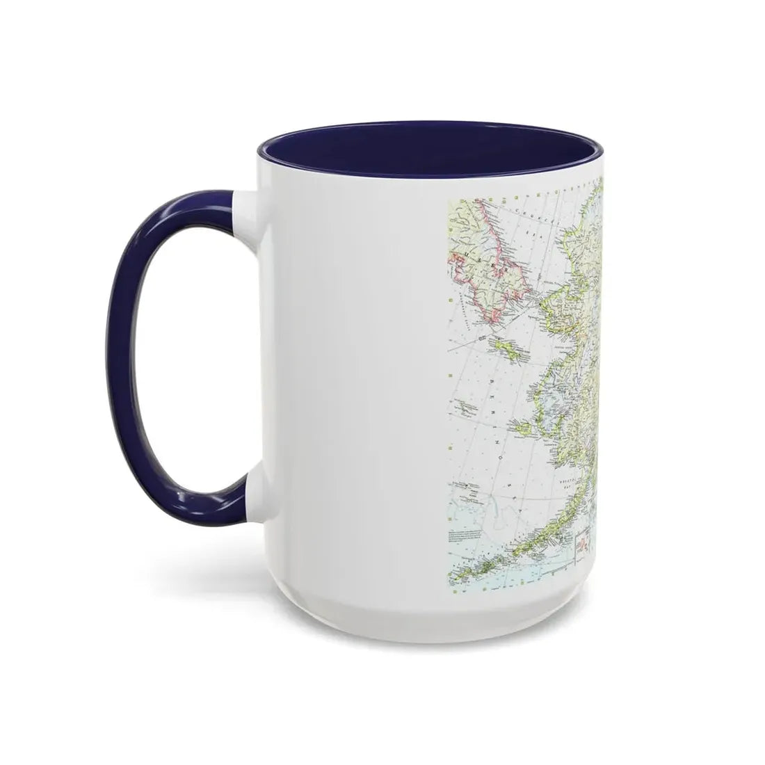 USA - Alaska (1959) (Map) Accent Coffee Mug - Go Mug Yourself