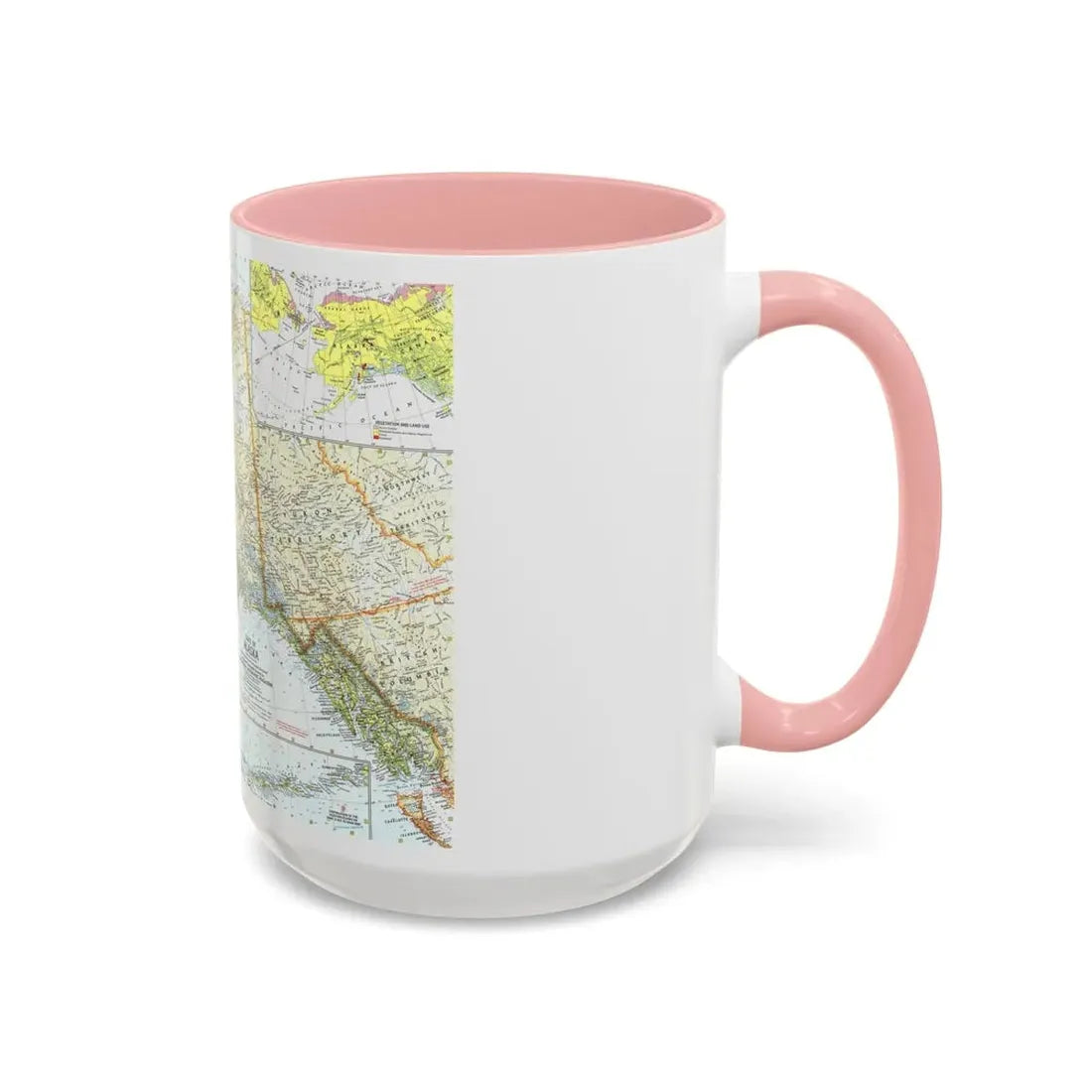 USA - Alaska (1959) (Map) Accent Coffee Mug - Go Mug Yourself