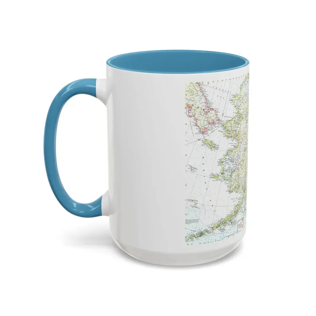 USA - Alaska (1959) (Map) Accent Coffee Mug - Go Mug Yourself