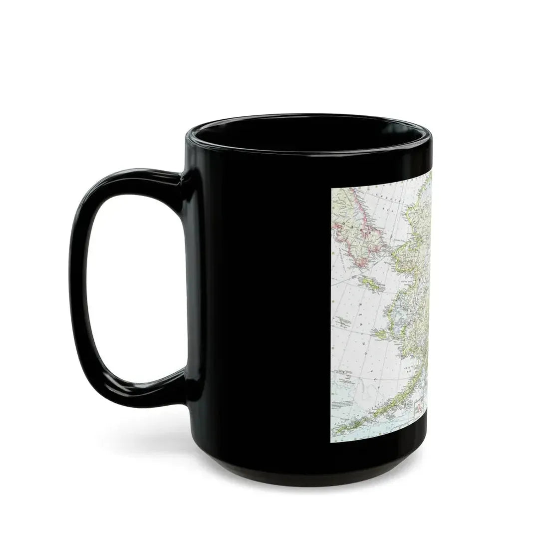 USA - Alaska (1959) (Map) Black Coffee Mug - Go Mug Yourself