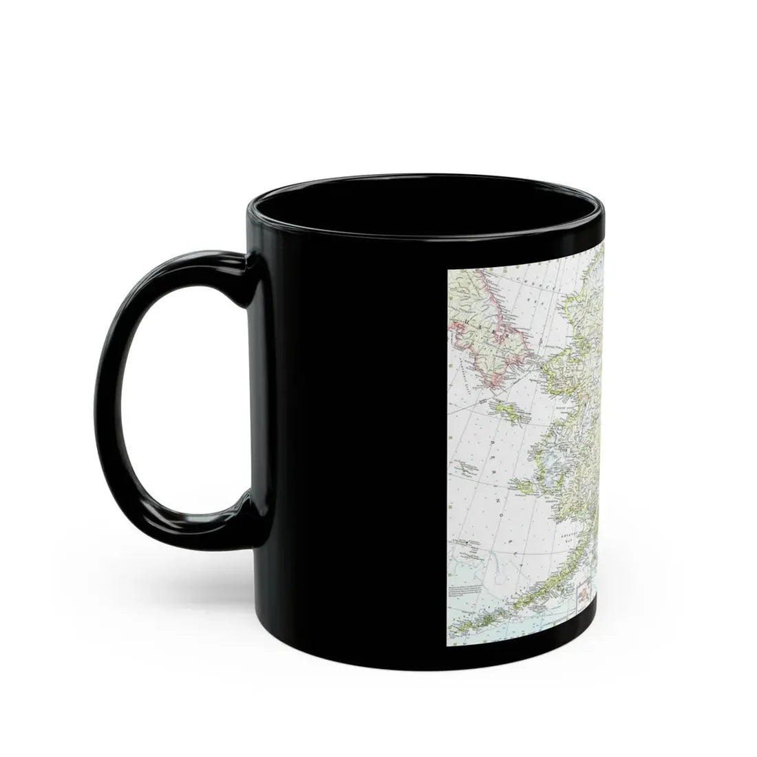 USA - Alaska (1959) (Map) Black Coffee Mug - Go Mug Yourself