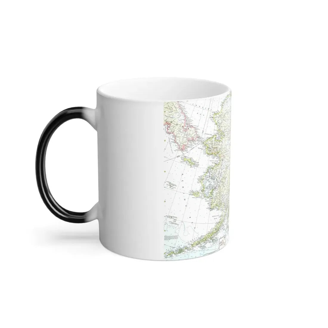 USA - Alaska (1959) (Map) Color Changing Mug 11oz - Go Mug Yourself