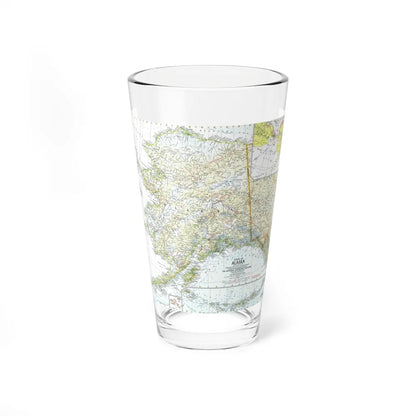 USA - Alaska (1959) (Map) Pint Glass 16oz-16oz-Go Mug Yourself