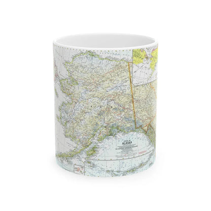 USA - Alaska (1959) (Map) White Coffee Mug-11oz-Go Mug Yourself