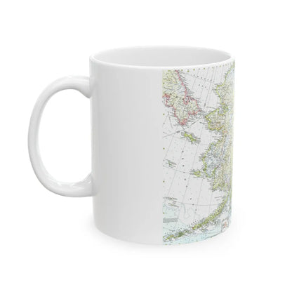 USA - Alaska (1959) (Map) White Coffee Mug-Go Mug Yourself