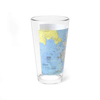 USA - Alaska (1975) (Map) Pint Glass 16oz-Go Mug Yourself