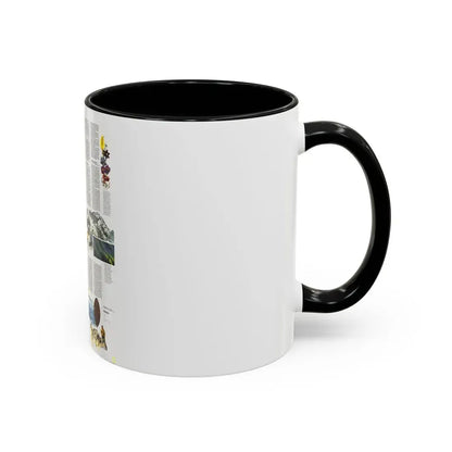USA - Alaska, Beauty and Beasts (1975) (Map) Accent Coffee Mug - Go Mug Yourself