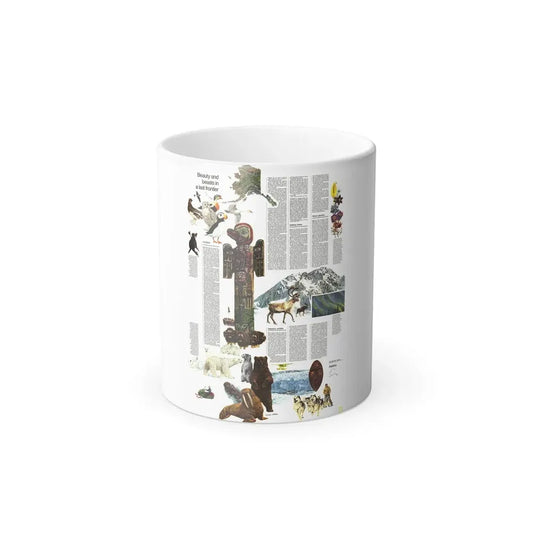USA - Alaska, Beauty and Beasts (1975) (Map) Color Changing Mug 11oz Default Title - Go Mug Yourself