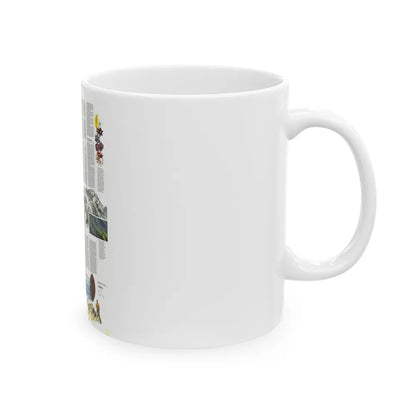 USA - Alaska, Beauty and Beasts (1975) (Map) White Coffee Mug-Go Mug Yourself