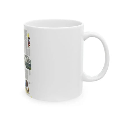 USA - Alaska, Beauty and Beasts (1975) (Map) White Coffee Mug - Go Mug Yourself