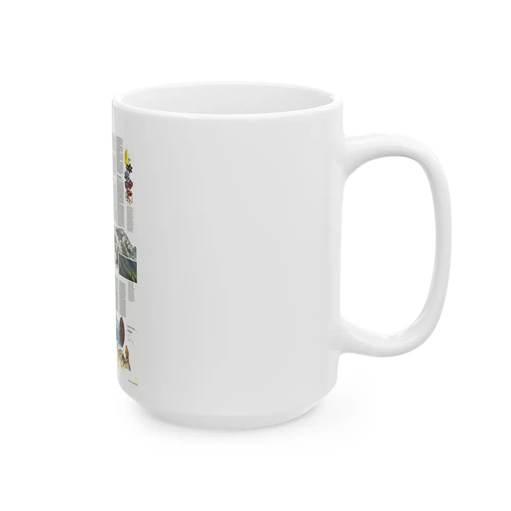 USA - Alaska, Beauty and Beasts (1975) (Map) White Coffee Mug-Go Mug Yourself