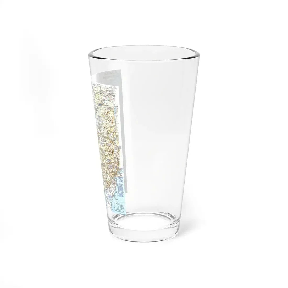 USA - Atlantic Gateways 1 (1983) (Map) Pint Glass 16oz - Go Mug Yourself