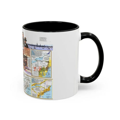 USA - Atlantic Gateways 2 (1983) (Map) Accent Coffee Mug - Go Mug Yourself