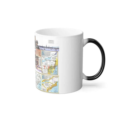 USA - Atlantic Gateways 2 (1983) (Map) Color Changing Mug 11oz - Go Mug Yourself