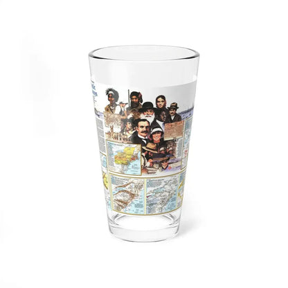 USA - Atlantic Gateways 2 (1983) (Map) Pint Glass 16oz 16oz - Go Mug Yourself
