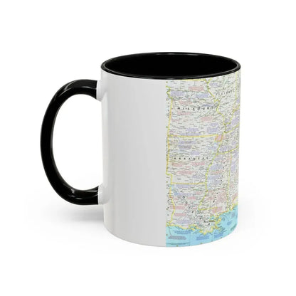 USA - Battlefields of the Civil War 1 (1961) (Map) Accent Coffee Mug - Go Mug Yourself
