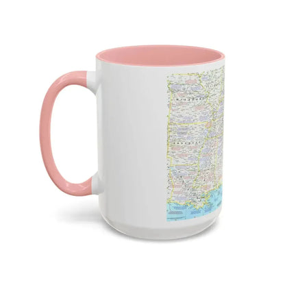USA - Battlefields of the Civil War 1 (1961) (Map) Accent Coffee Mug - Go Mug Yourself