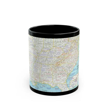 USA - Battlefields of the Civil War 1 (1961) (Map) Black Coffee Mug 11oz - Go Mug Yourself