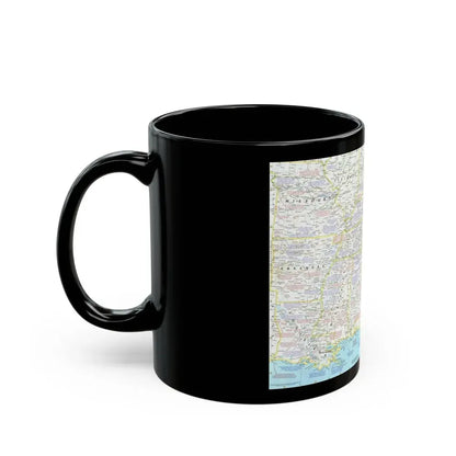 USA - Battlefields of the Civil War 1 (1961) (Map) Black Coffee Mug - Go Mug Yourself