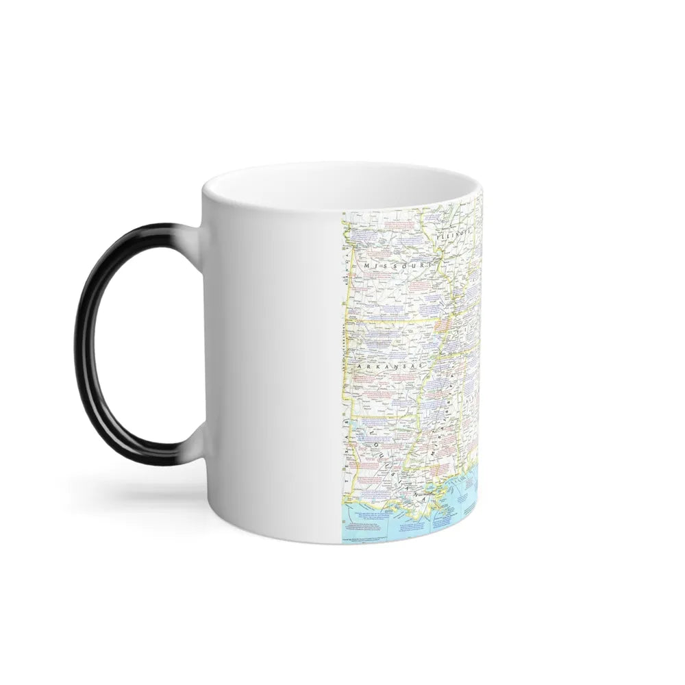 USA - Battlefields of the Civil War 1 (1961) (Map) Color Changing Mug 11oz-Go Mug Yourself