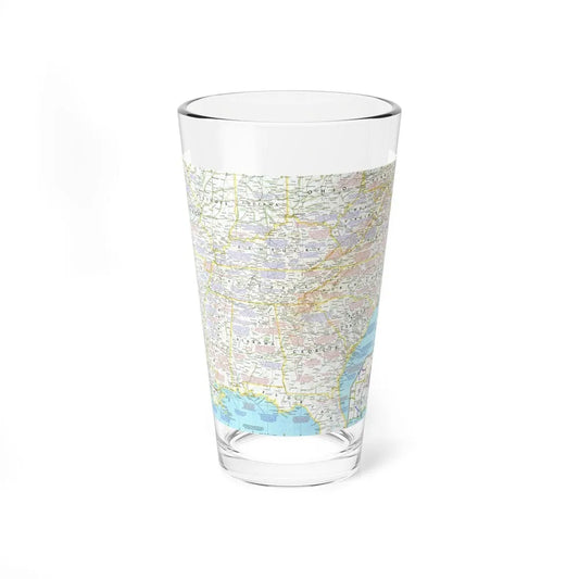 USA - Battlefields of the Civil War 1 (1961) (Map) Pint Glass 16oz-16oz-Go Mug Yourself