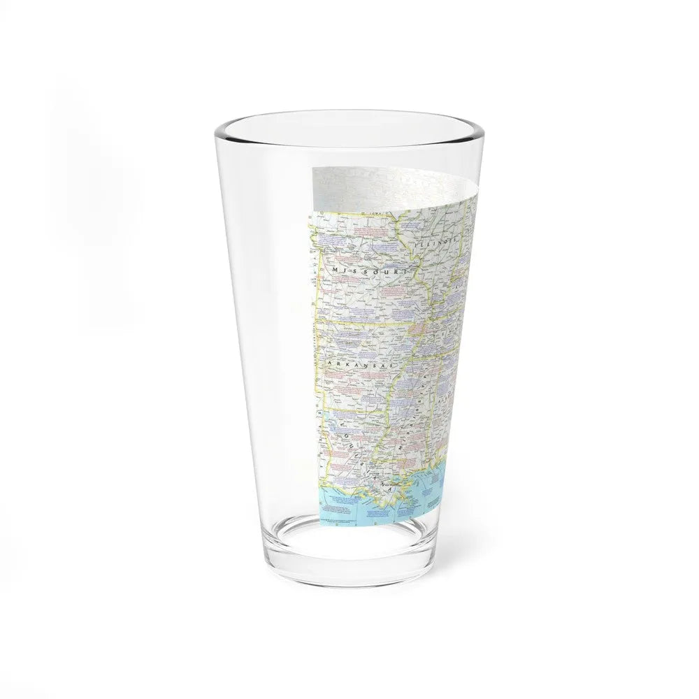 USA - Battlefields of the Civil War 1 (1961) (Map) Pint Glass 16oz-Go Mug Yourself