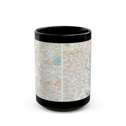 USA - Battlefields of the Civil War 2 (1961) (Map) Black Coffee Mug 15oz - Go Mug Yourself
