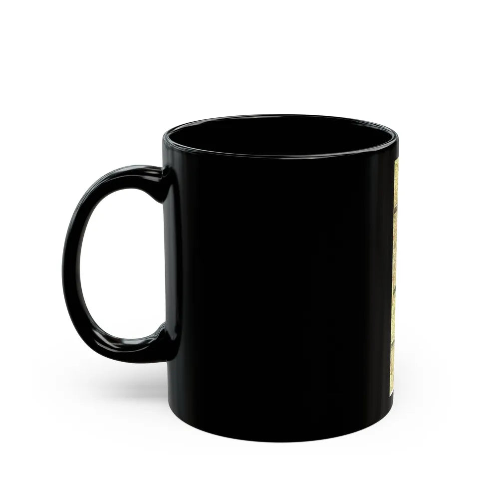 USA - Boston to Washington (1830) (Map) Black Coffee Mug-Go Mug Yourself